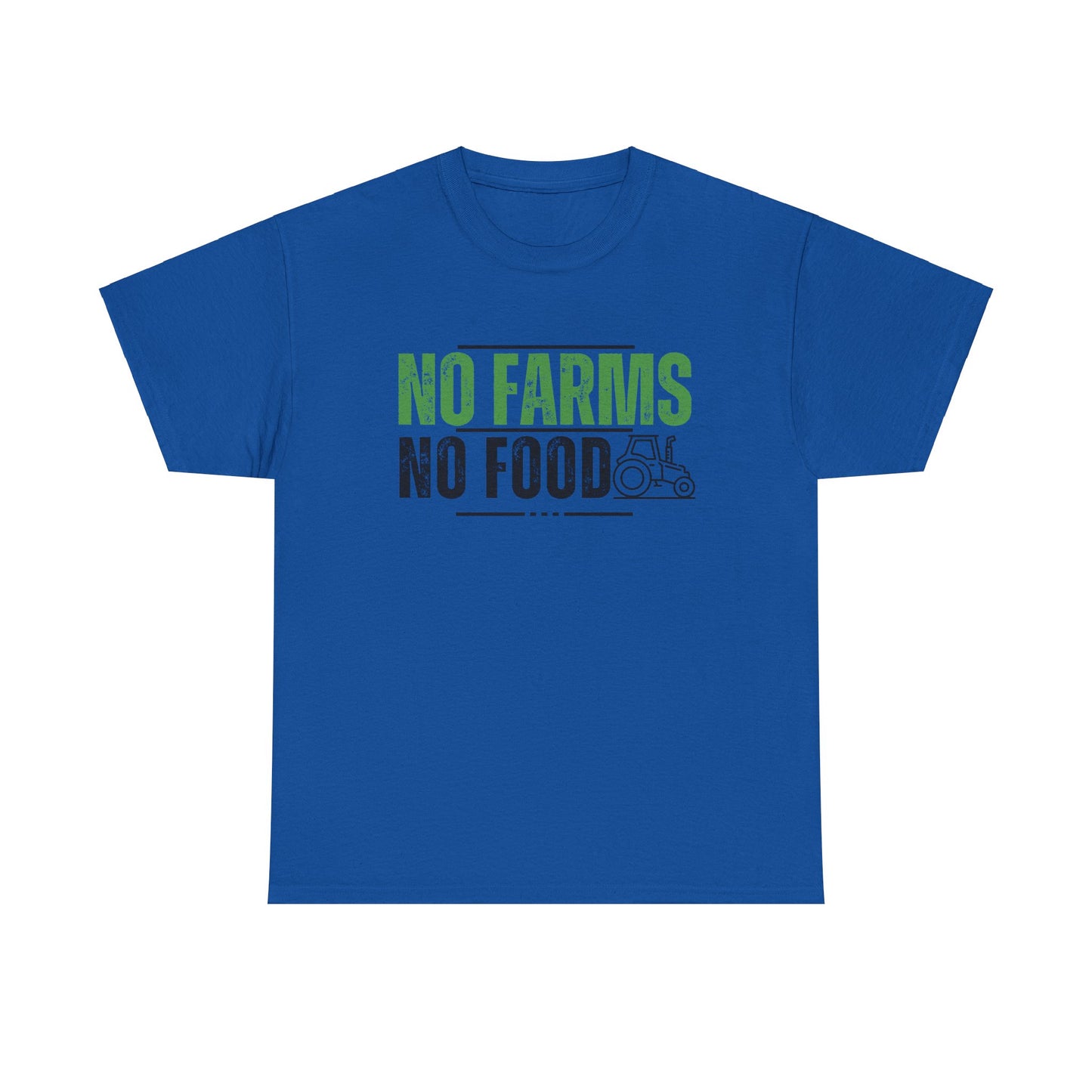 No Farms No Food Unisex Heavy Cotton Tee USA