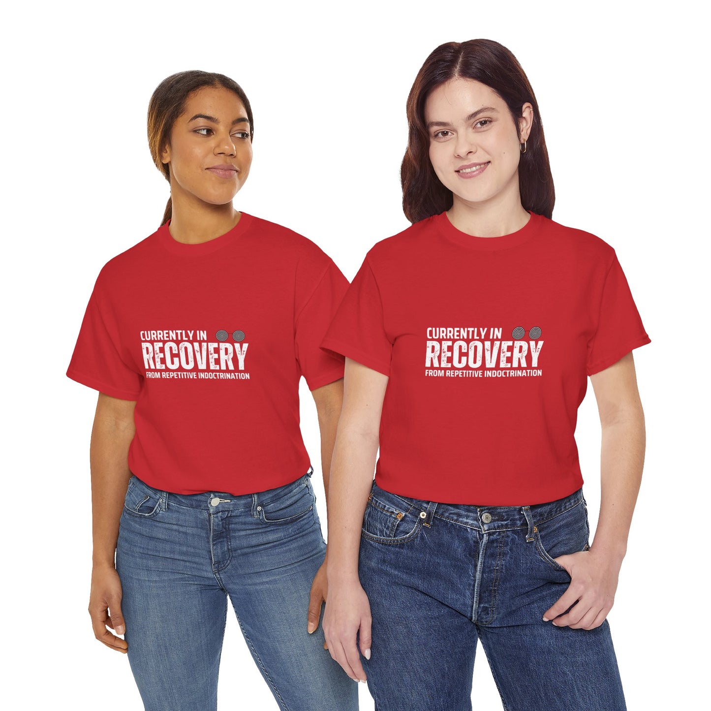 Currently in Recovery from Repetitive Indoctrination Unisex Cotton Tee USA