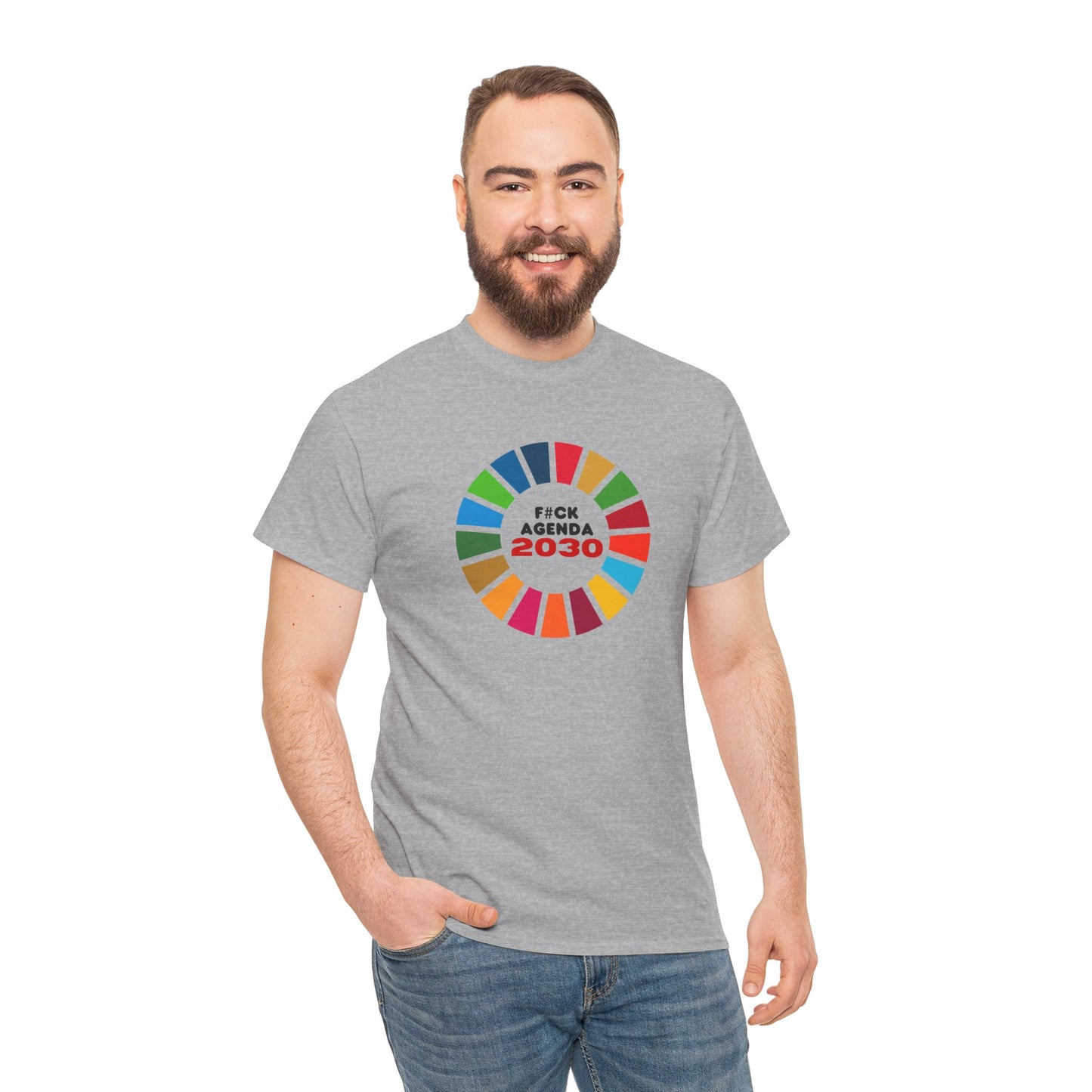 F#ck Agenda 2030 Unisex Cotton Tee USA