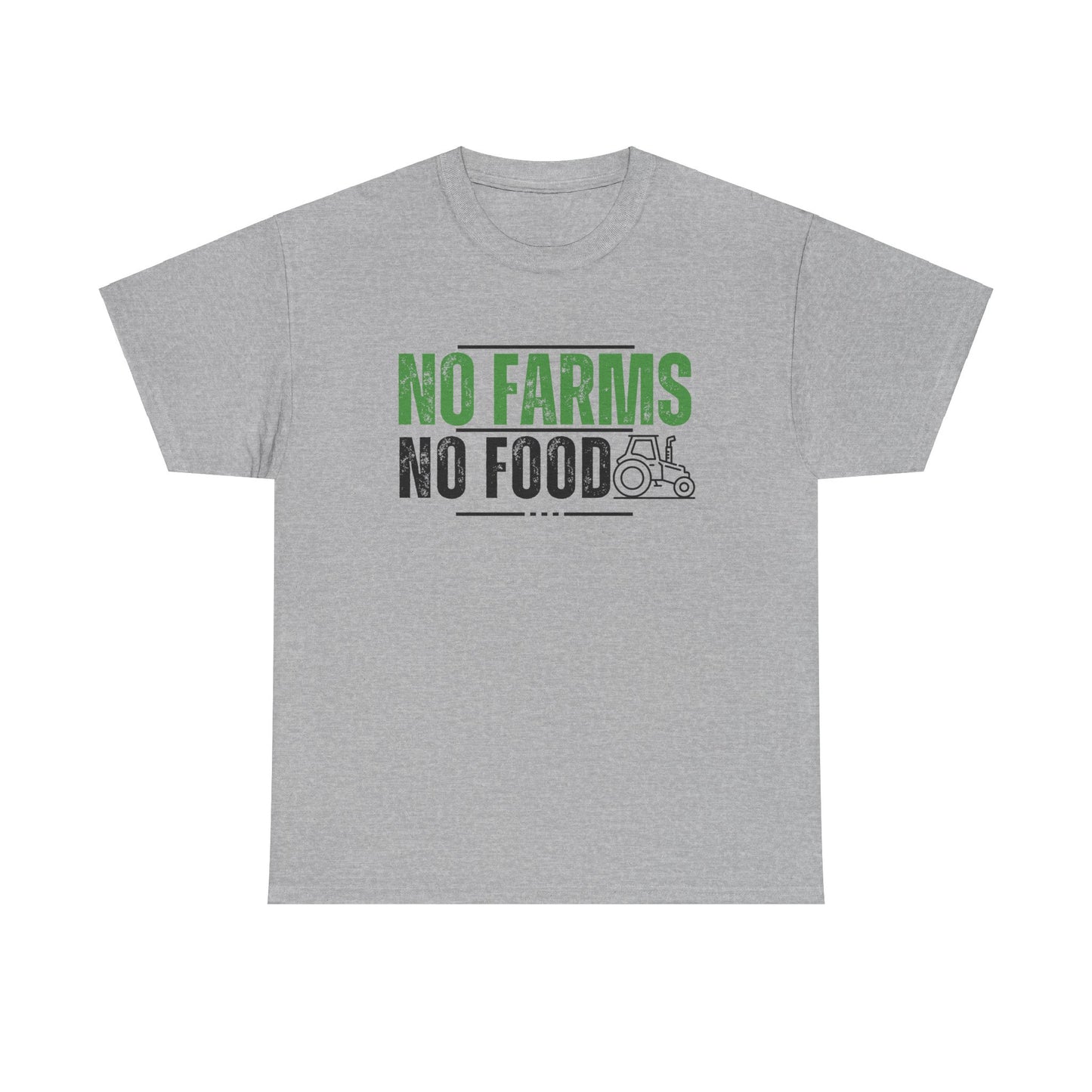 No Farms No Food Unisex Heavy Cotton Tee USA