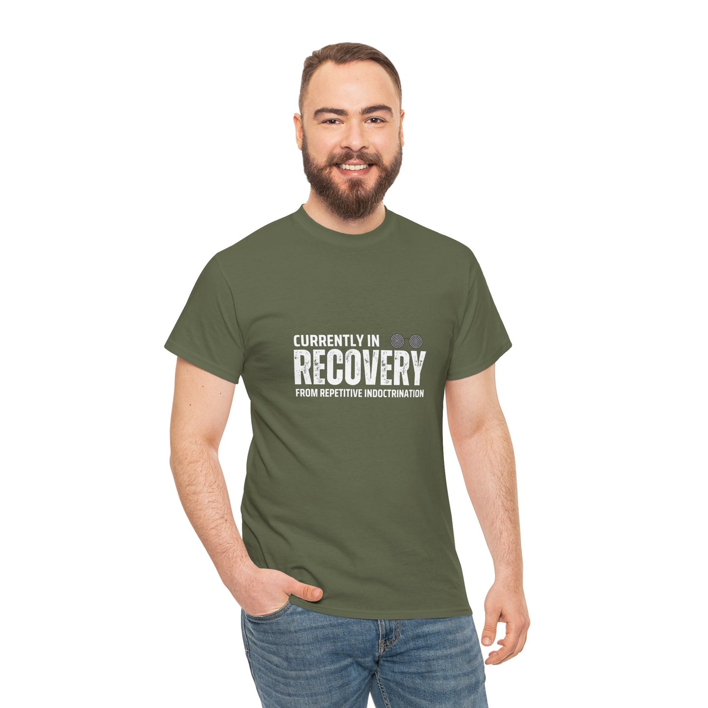 Currently in Recovery from Repetitive Indoctrination Unisex Cotton Tee USA