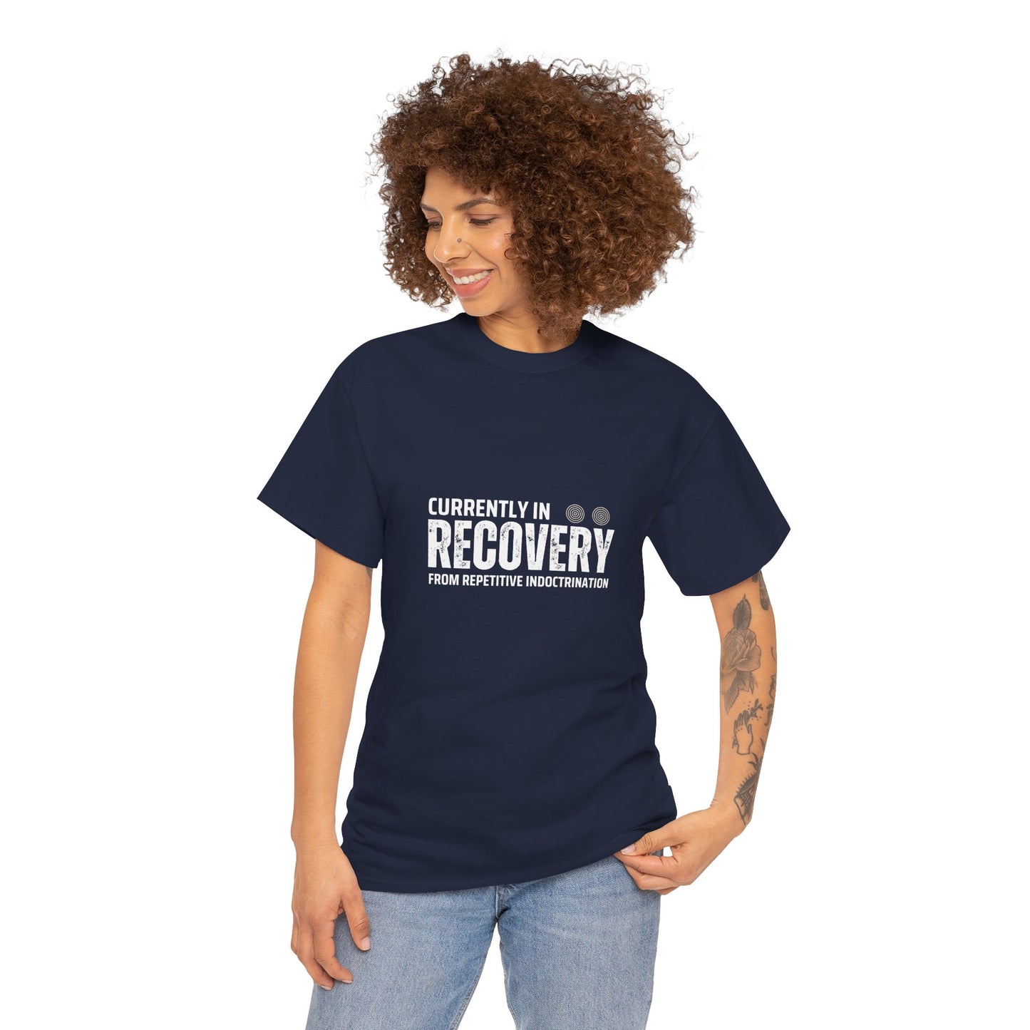 Currently in Recovery from Repetitive Indoctrination Unisex Cotton Tee USA