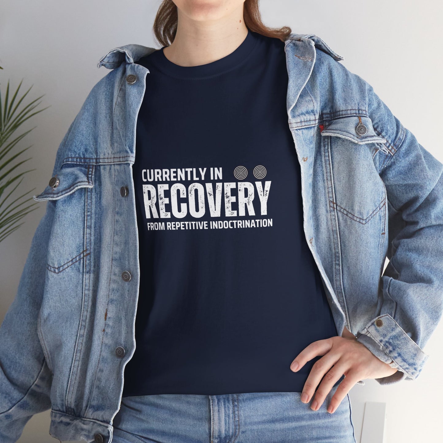 Currently in Recovery from Repetitive Indoctrination Unisex Cotton Tee USA