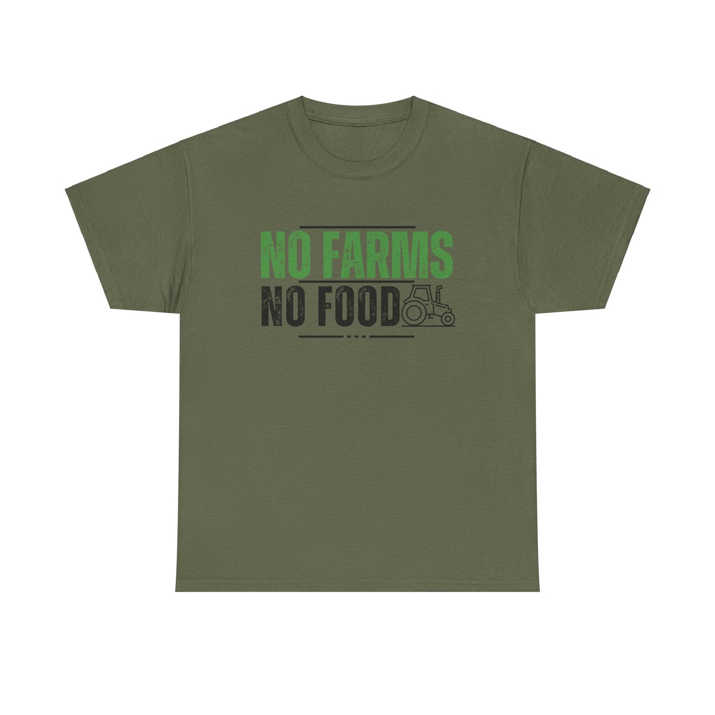 No Farms No Food Unisex Heavy Cotton Tee USA