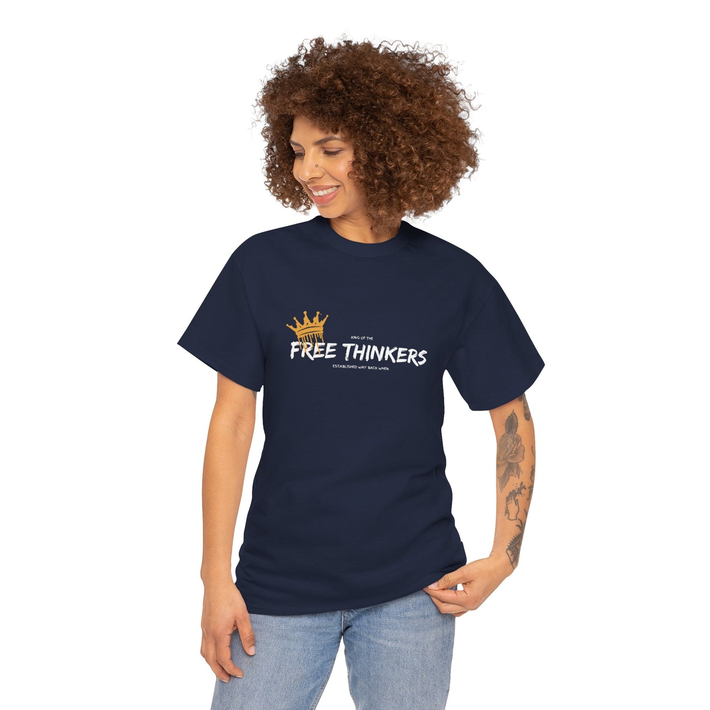 King of the Free Thinkers Unisex Cotton Tee USA