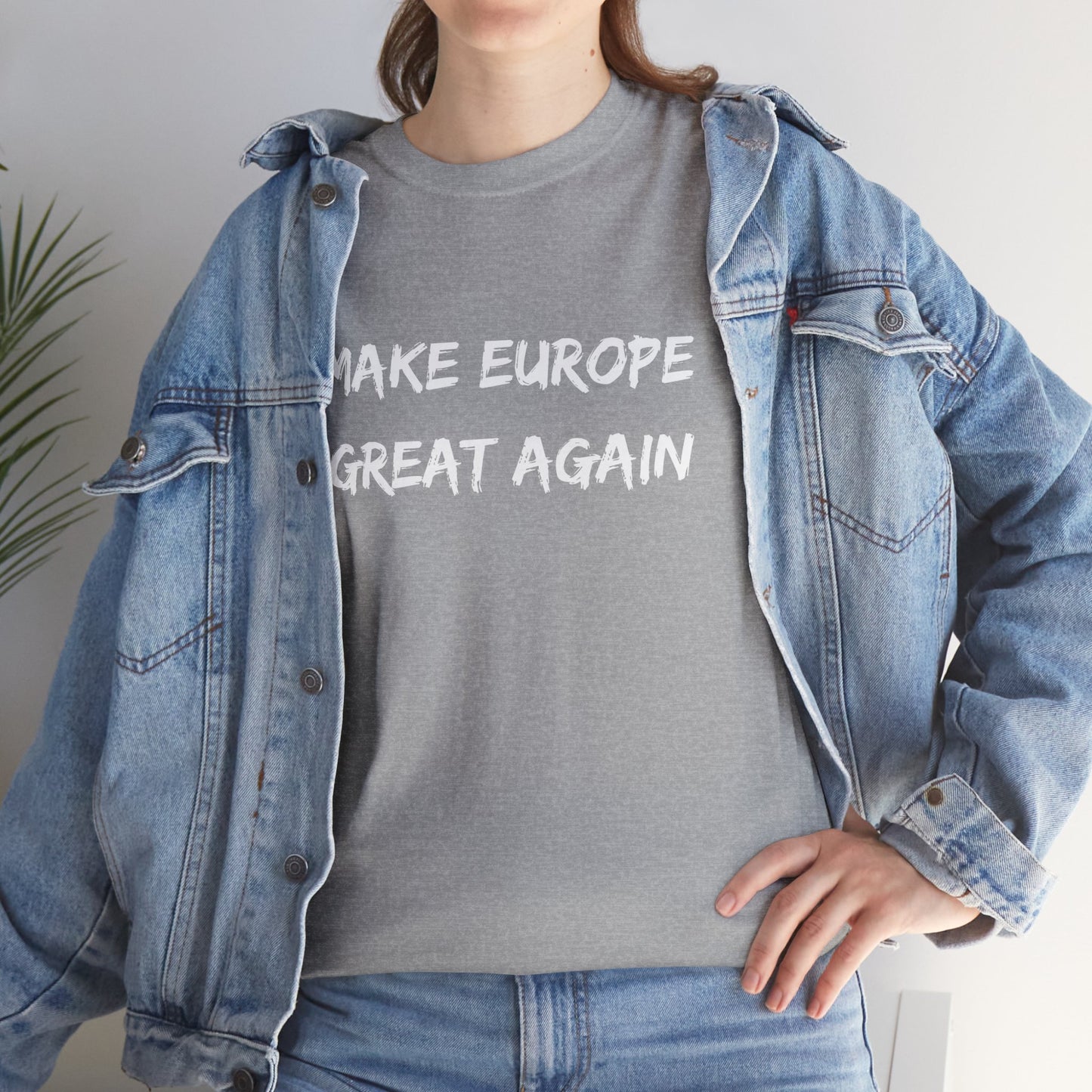 Make Europe Great Again Unisex Cotton Tee USA