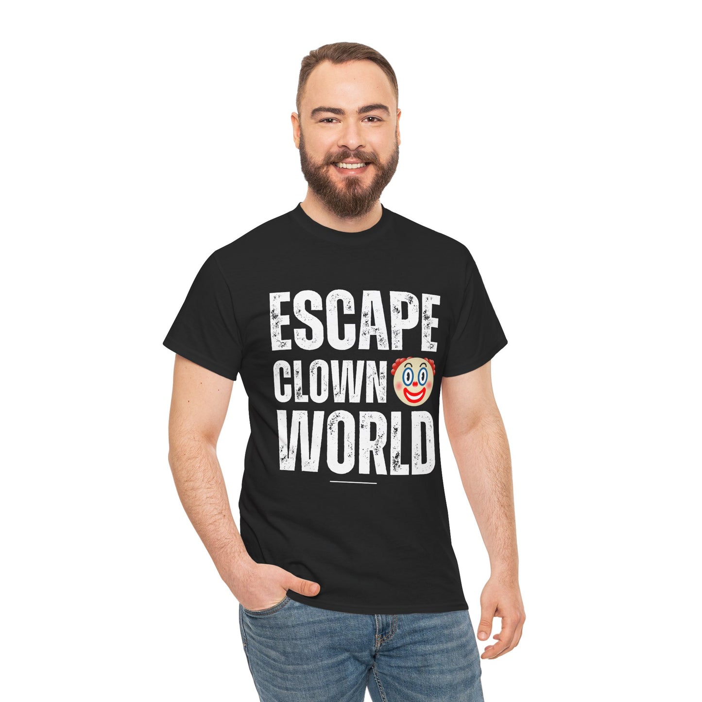 Escape Clown World Unisex Cotton Tee USA