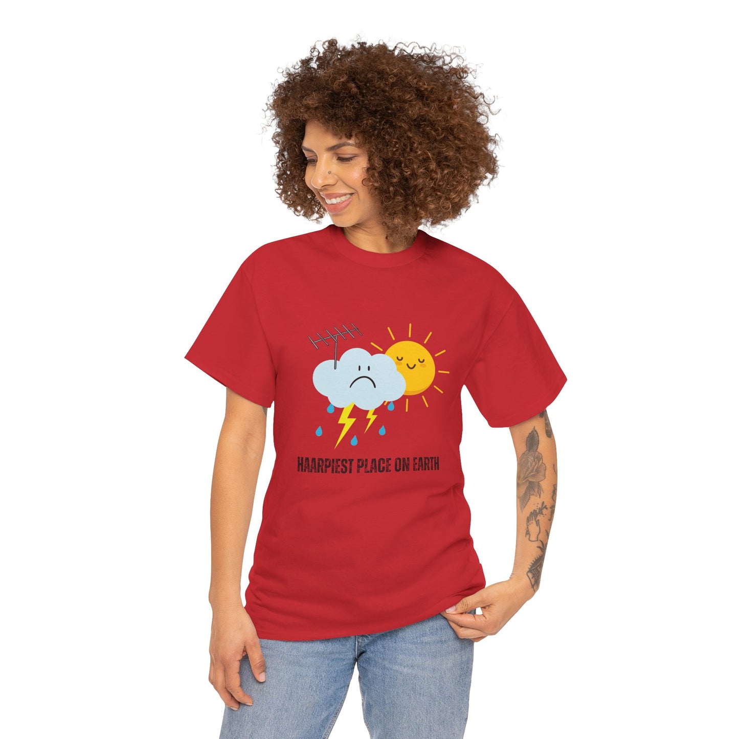 Haarpiest Place on Earth Unisex Cotton Tee USA