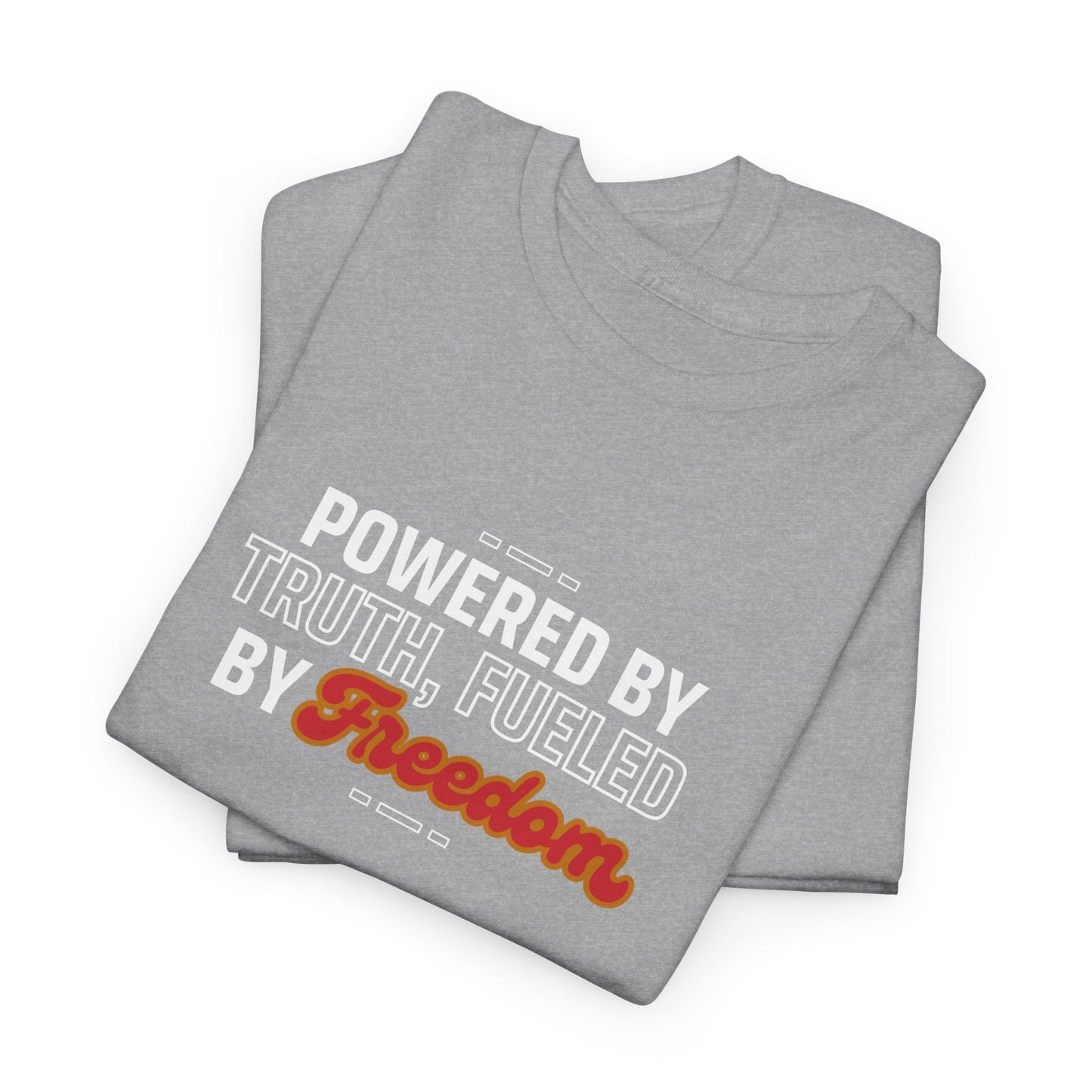 Powered by Truth, Fueled by Freedom Unisex Cotton Tee USA