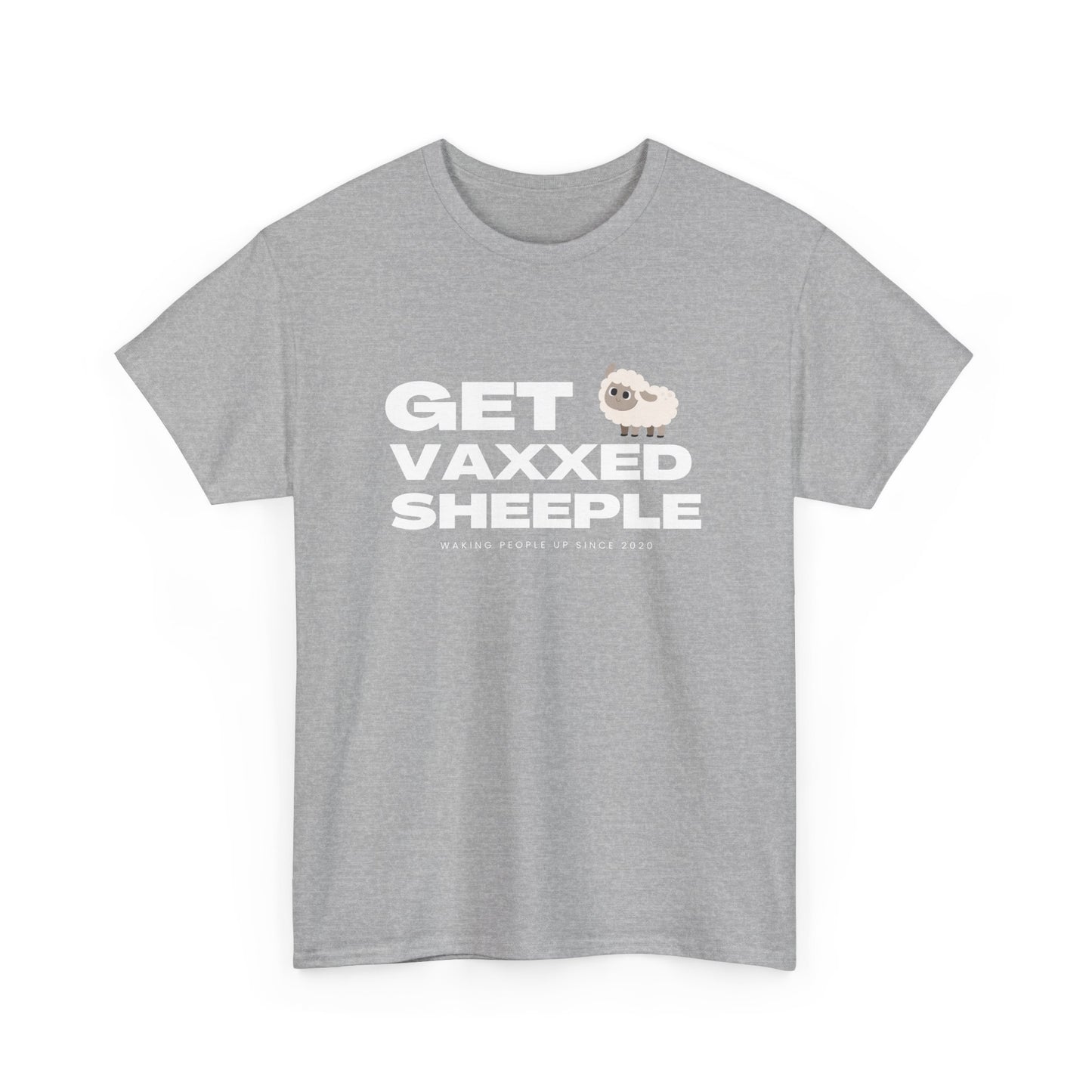 Get Vaxxed Sheeple Unisex Cotton Tee USA