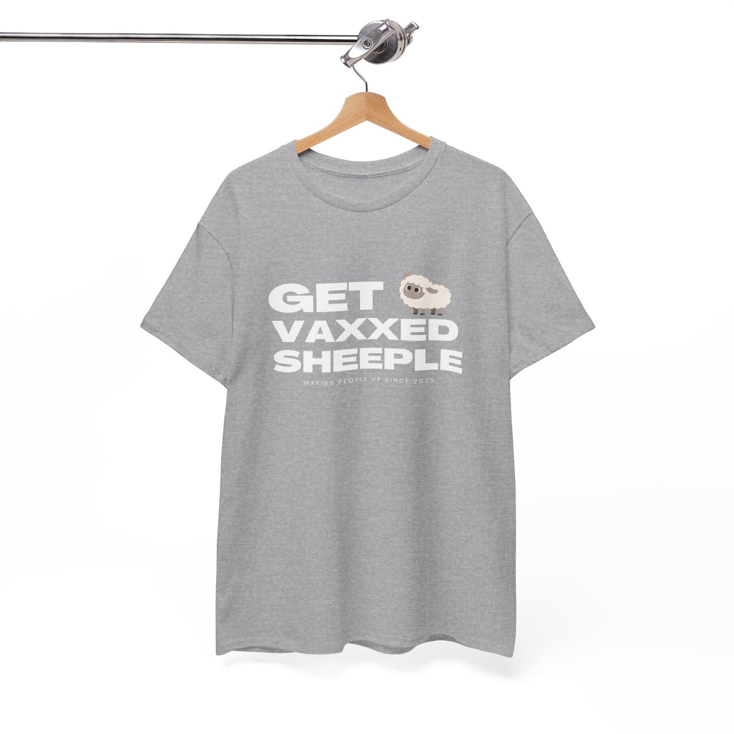 Get Vaxxed Sheeple Unisex Cotton Tee USA