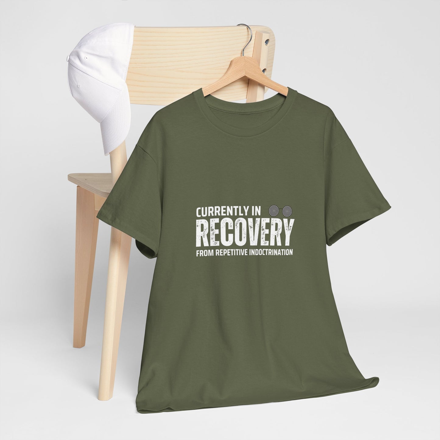 Currently in Recovery from Repetitive Indoctrination Unisex Cotton Tee USA