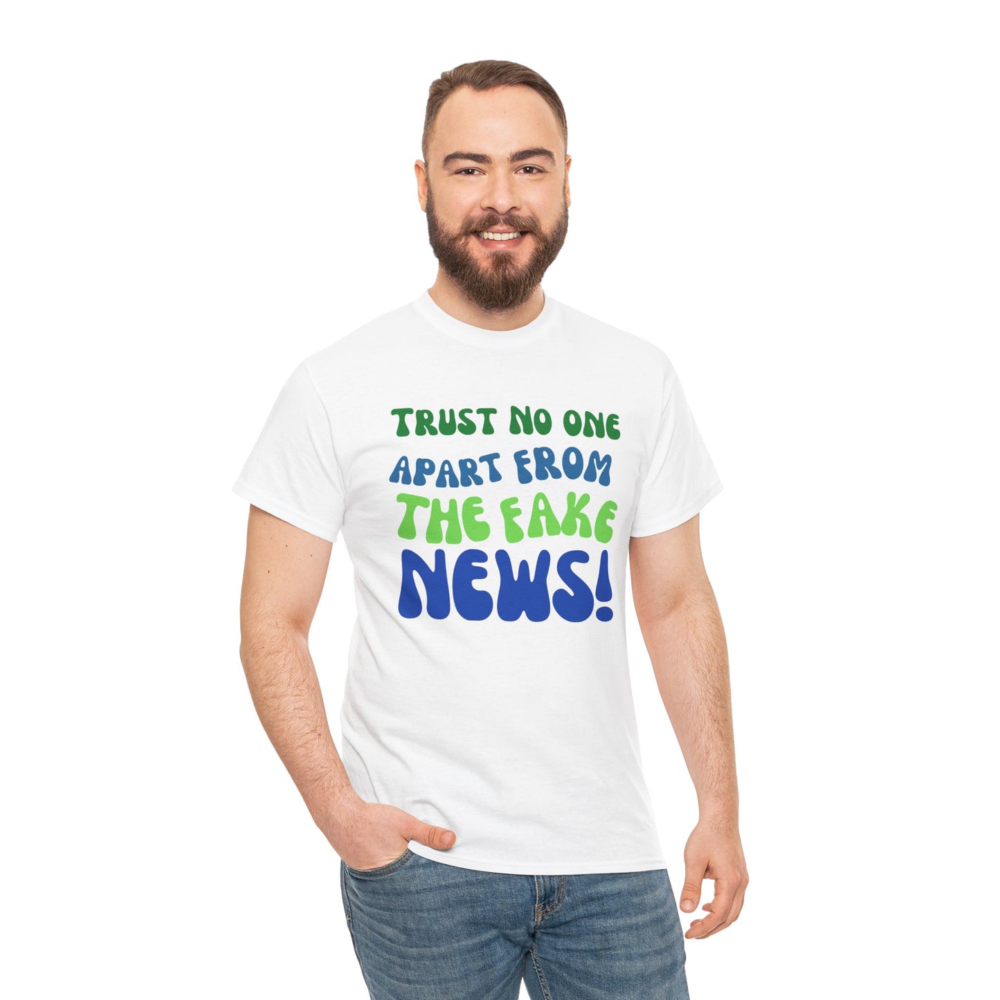 Trust No one Apart from the Fake News Unisex Cotton Tee USA