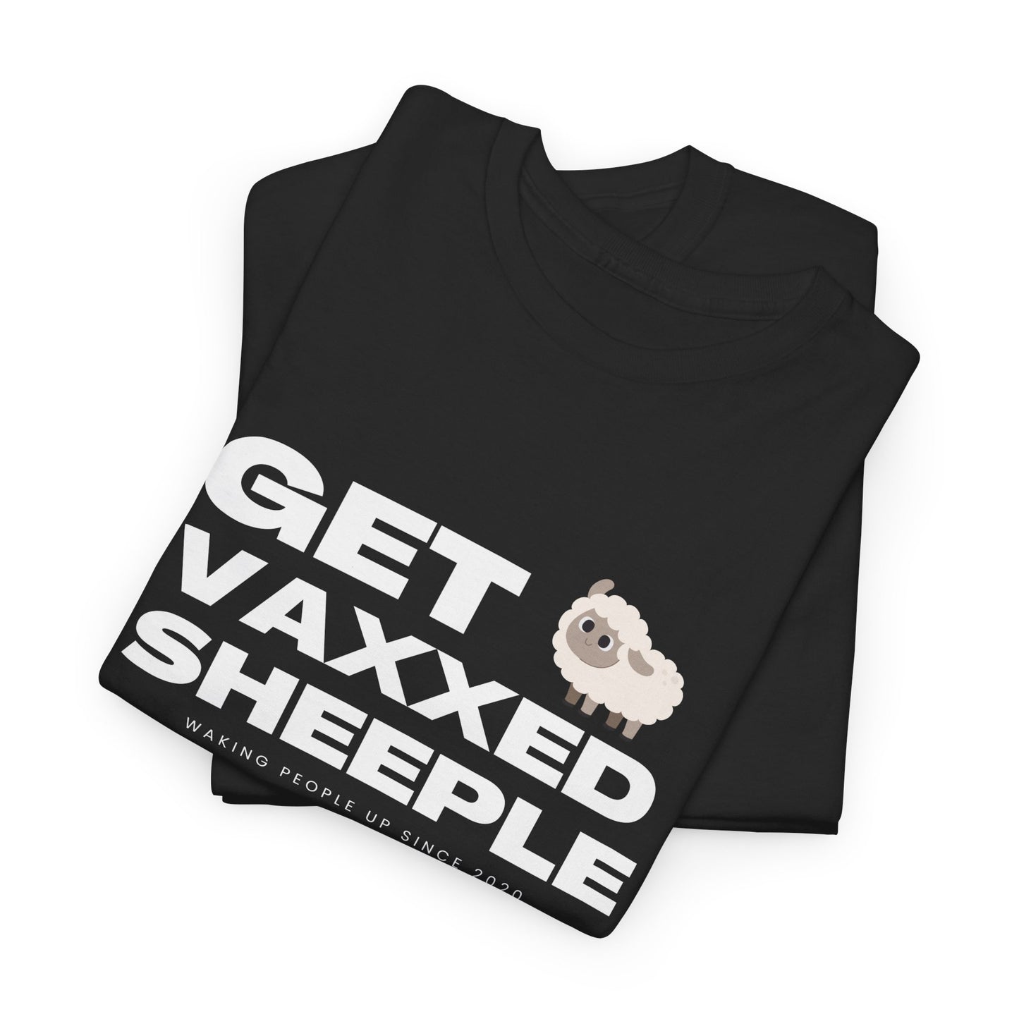 Get Vaxxed Sheeple Unisex Cotton Tee USA