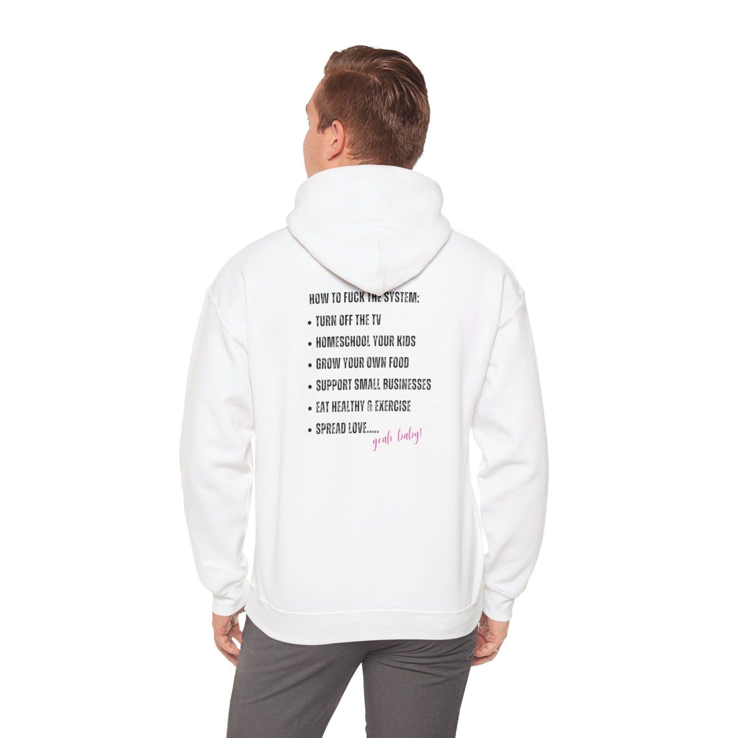 How to F#ck the System Heavy Blend™ Hooded Sweatshirt USA