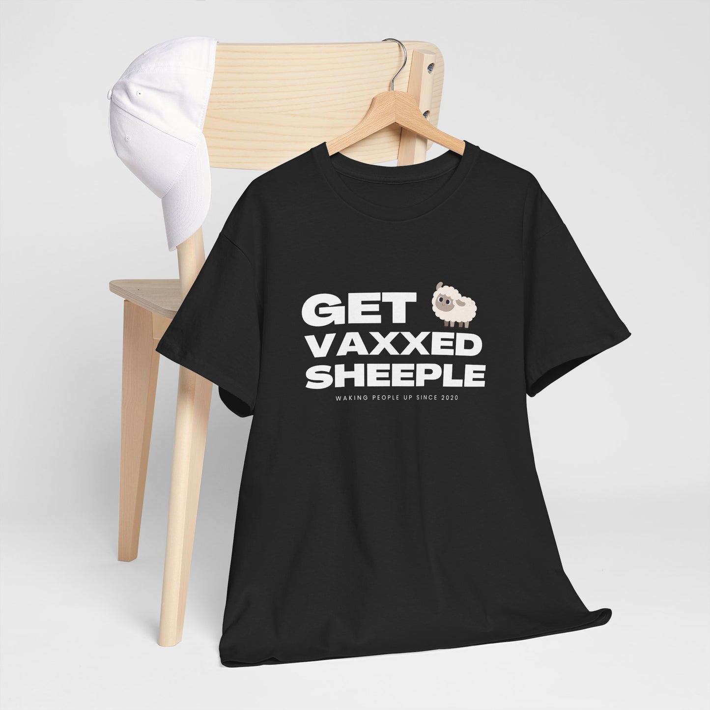 Get Vaxxed Sheeple Unisex Cotton Tee USA