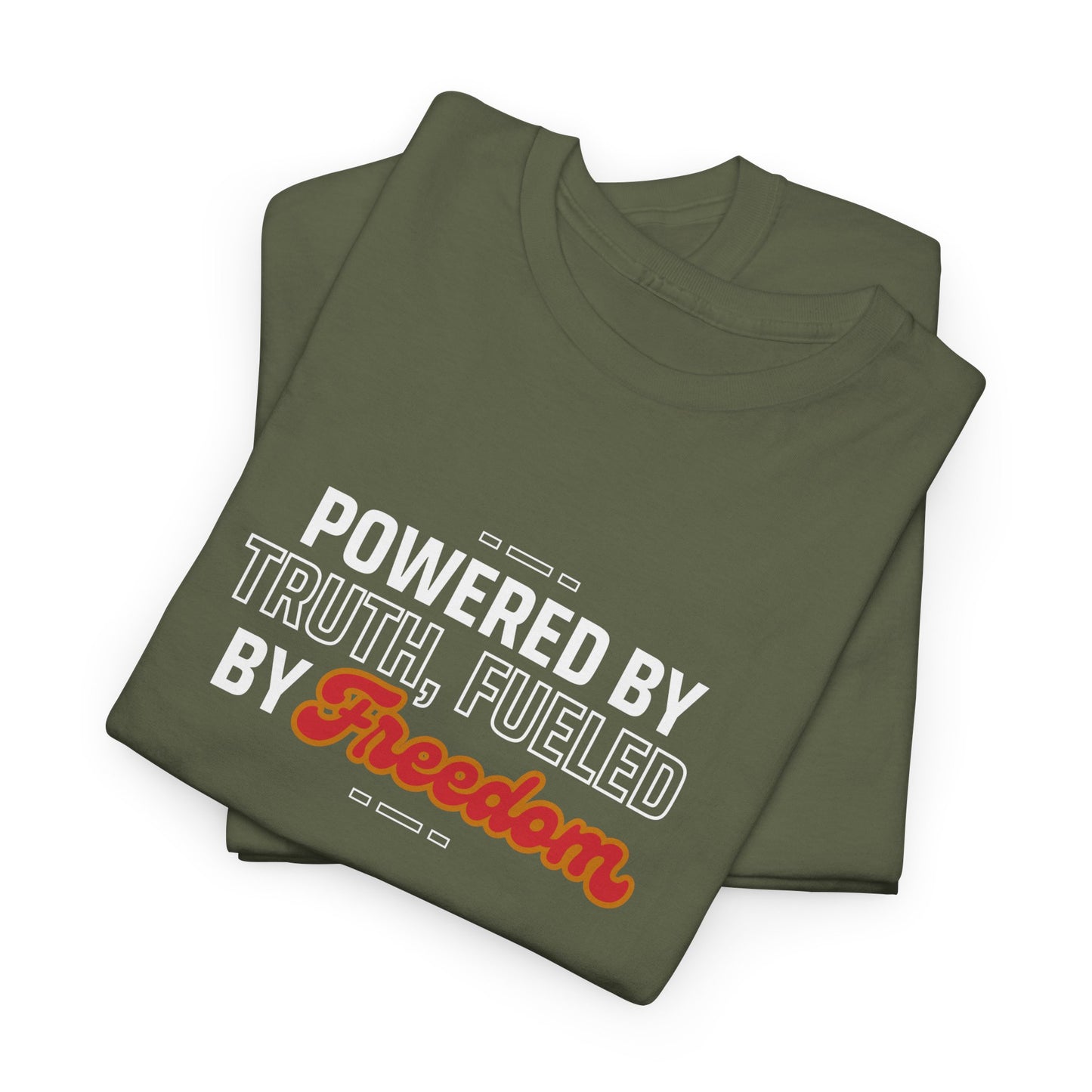 Powered by Truth, Fueled by Freedom Unisex Cotton Tee USA