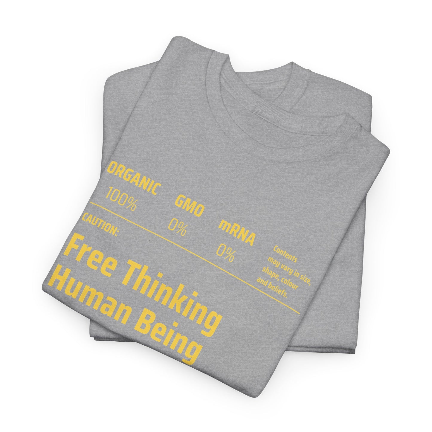 Free Thinking Human Being Unisex Cotton Tee USA