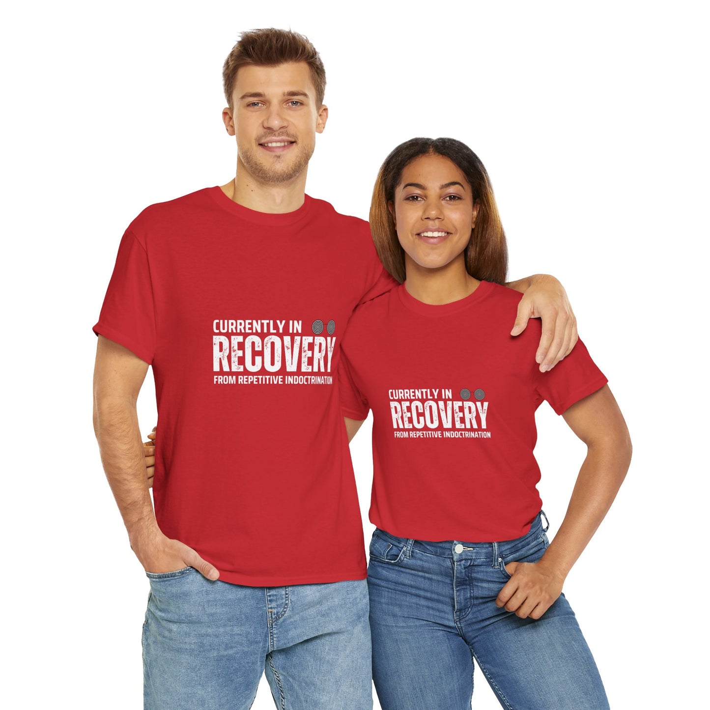 Currently in Recovery from Repetitive Indoctrination Unisex Cotton Tee USA