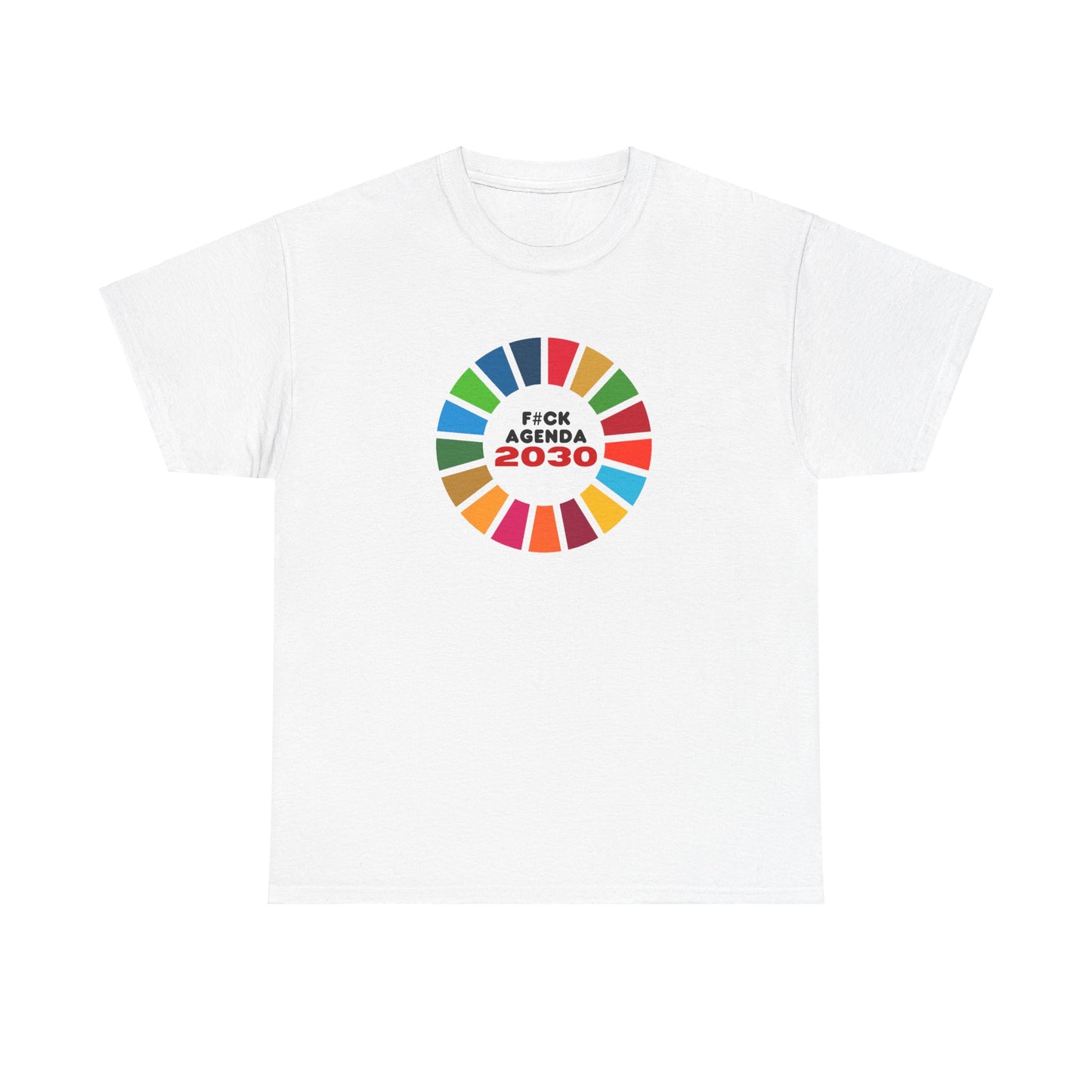 F#ck Agenda 2030 Unisex Cotton Tee USA