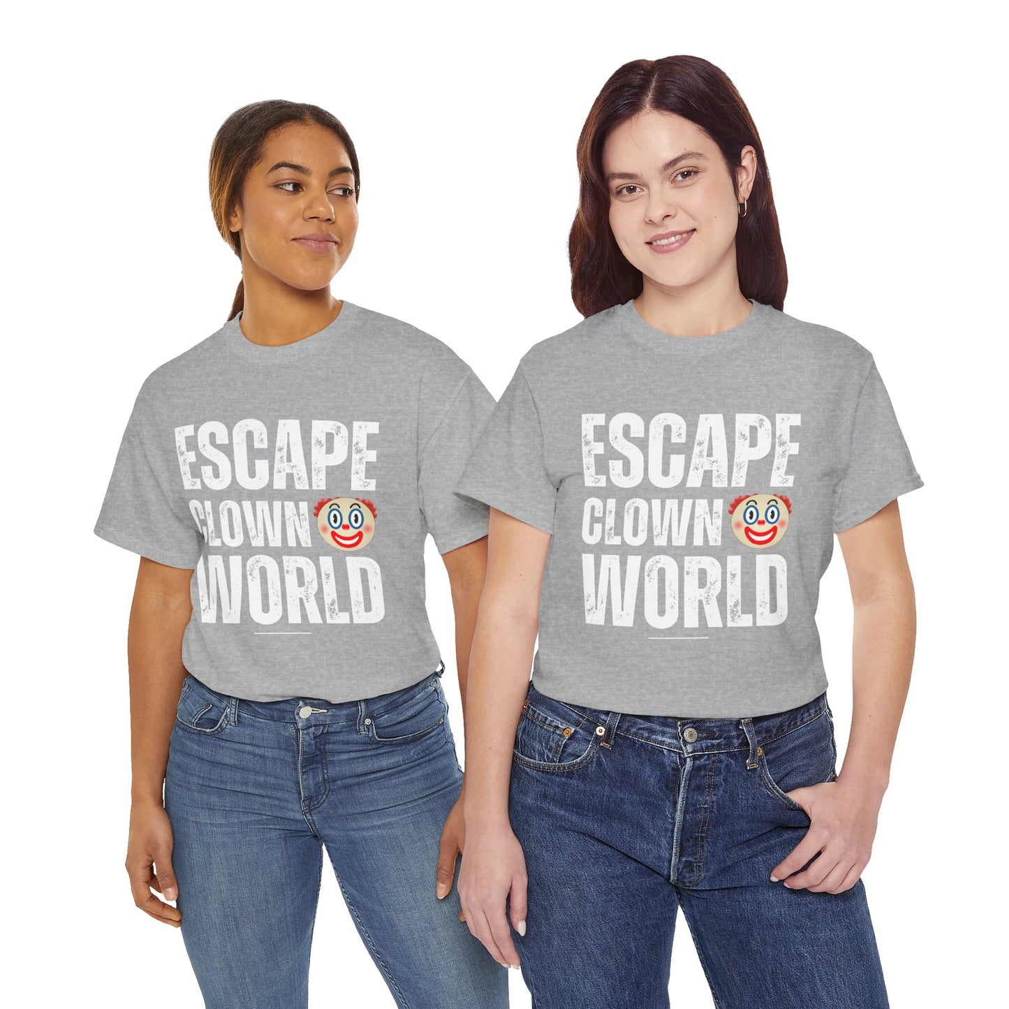 Escape Clown World Unisex Cotton Tee USA