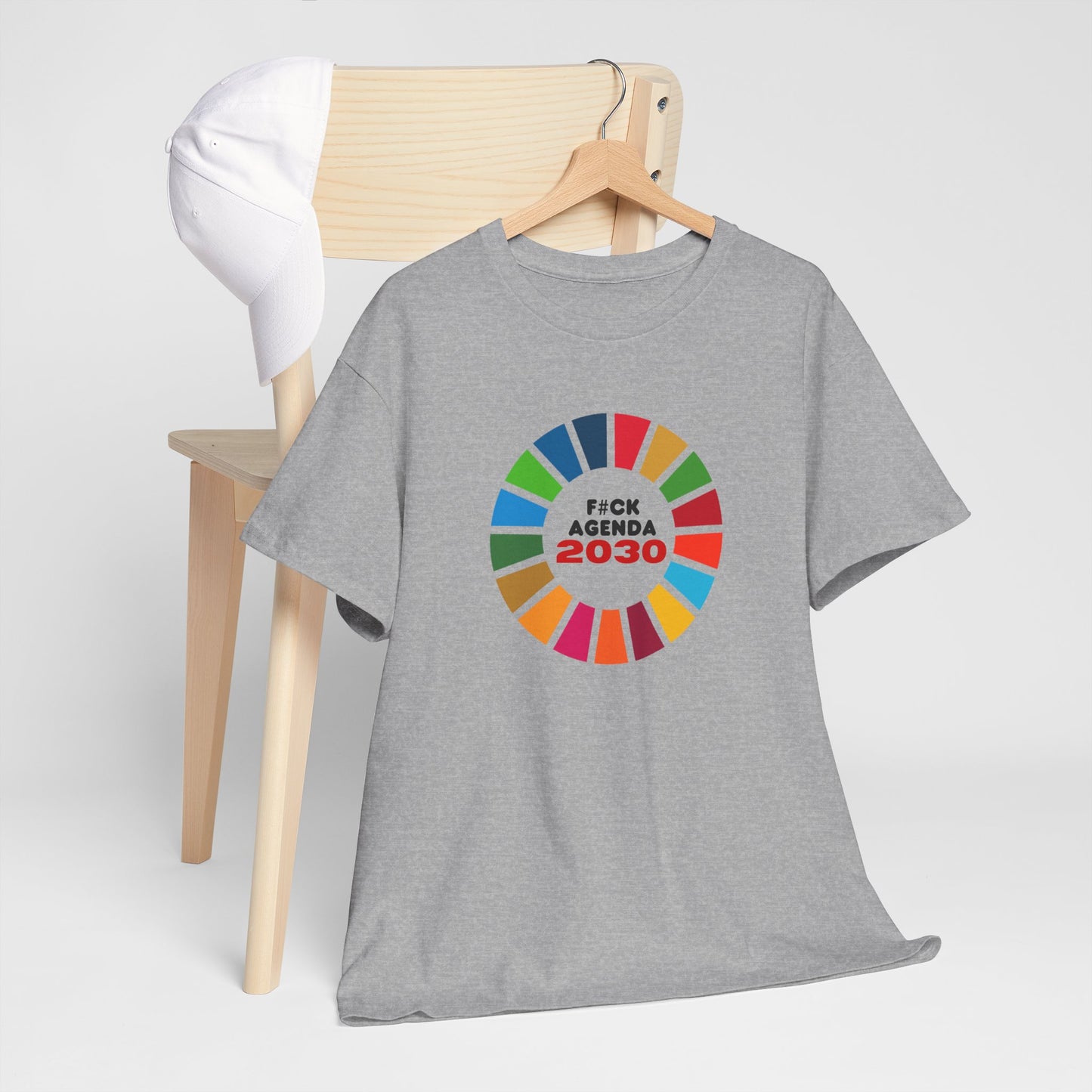 F#ck Agenda 2030 Unisex Cotton Tee USA