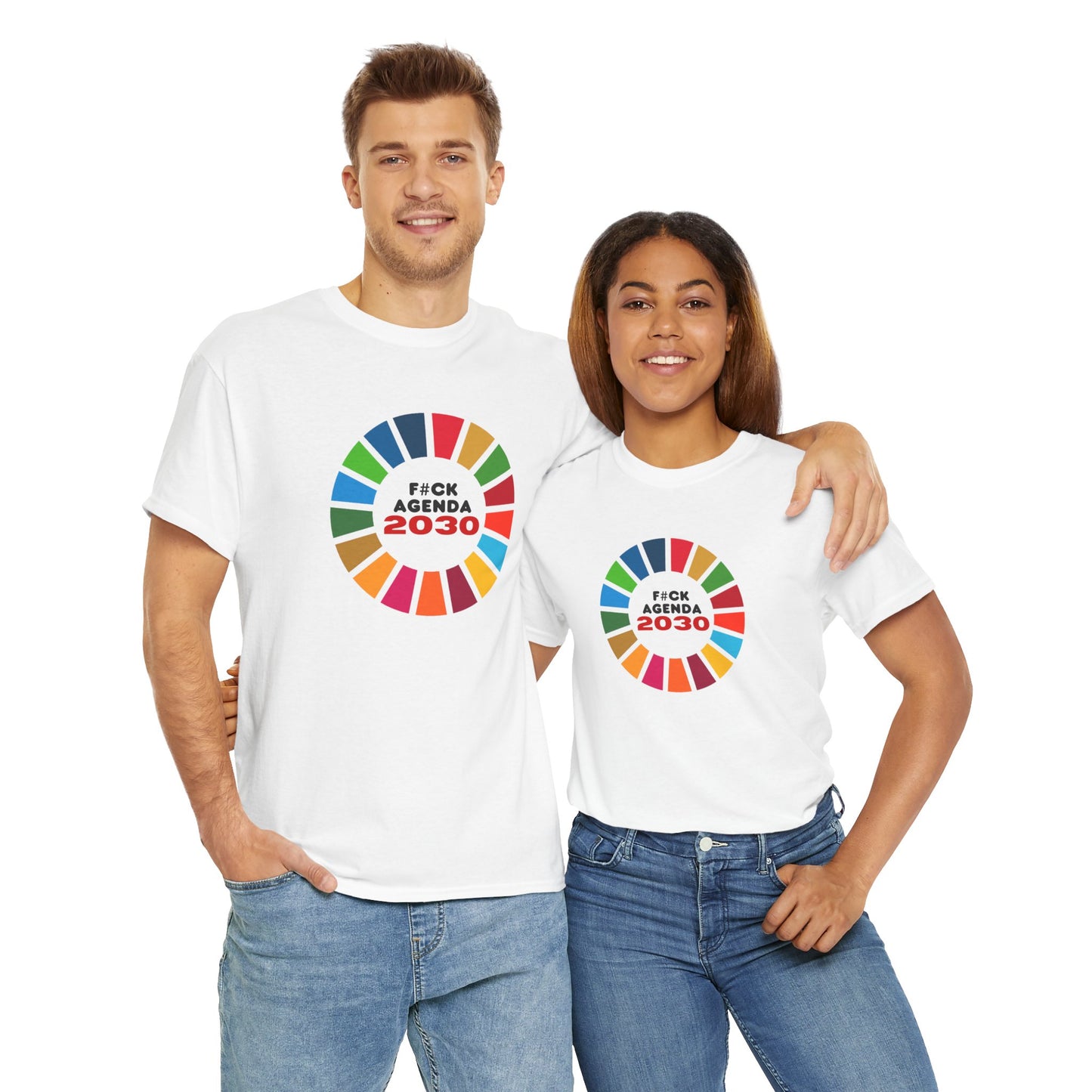 F#ck Agenda 2030 Unisex Cotton Tee USA