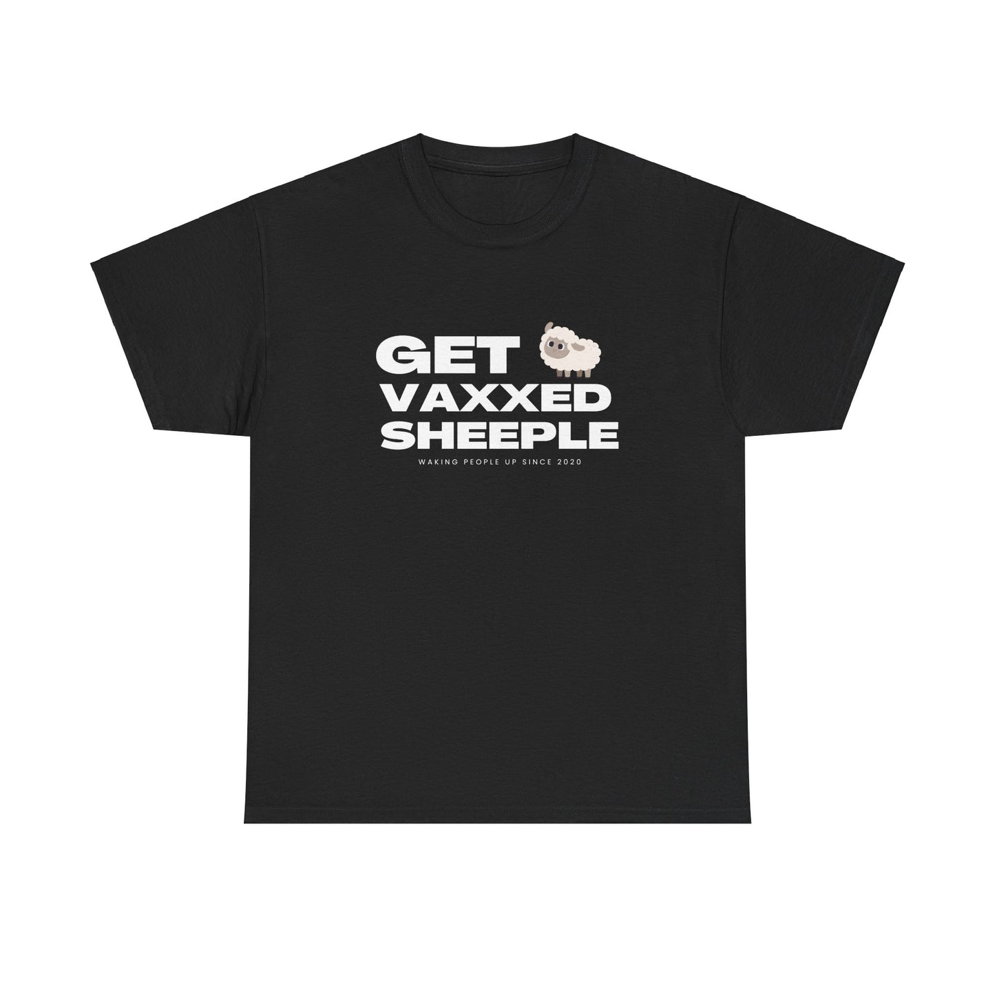 Get Vaxxed Sheeple Unisex Cotton Tee USA