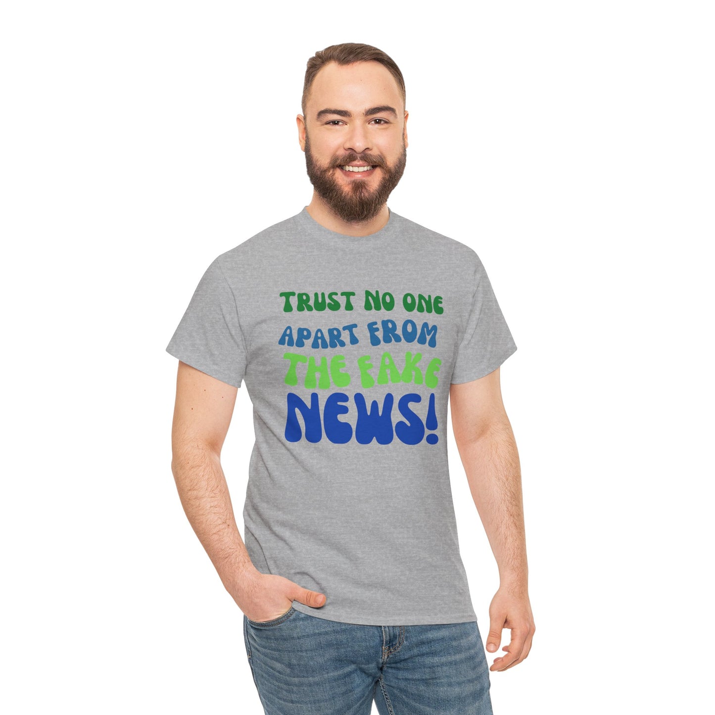 Trust No one Apart from the Fake News Unisex Cotton Tee USA