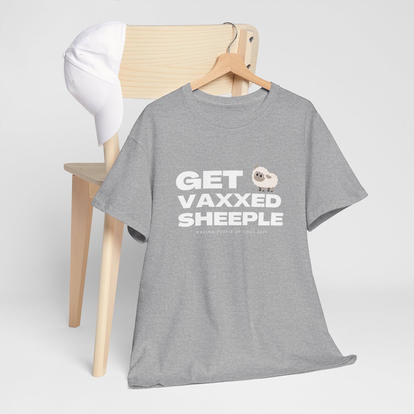 Get Vaxxed Sheeple Unisex Cotton Tee USA